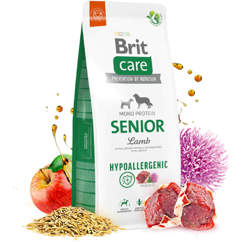 Hrana uscata pentru caini Brit Care Hypoallergenic Senior 3kg